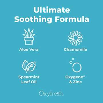Oxyfresh Premium Pro Relief Dental Gel with Zinc –Infused with Aloe Vera, Chamomile and Xylitol – Dentist Recommended to Help Soothe Gum Tissue. 4 oz.