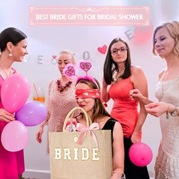 JUSTOTRY Bride Bag - Eco-Friendly Large Tote for Brides