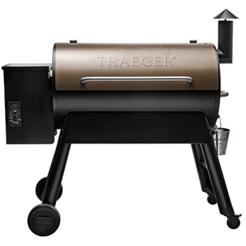 Traeger Grills Pro 34 Electric Wood Pellet Grill and Smoker, Bronze, 884 Square Inches Cook Area, 45...