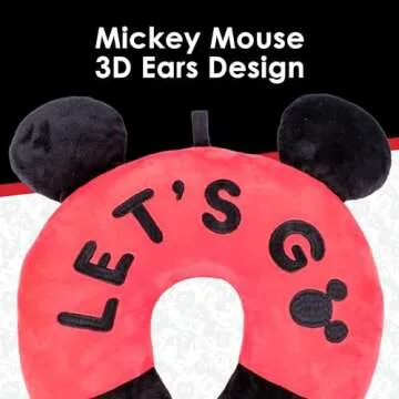 Mickey Mouse Neck Pillow for Travel Comfort