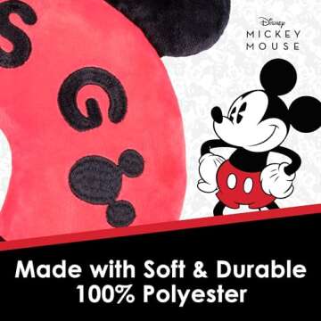 Mickey Mouse Neck Pillow for Travel Comfort