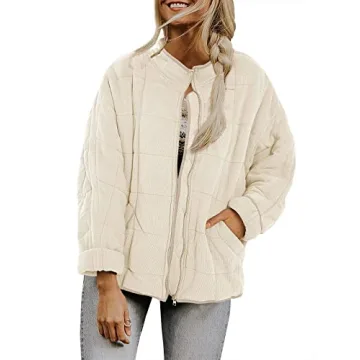 Stylish Women's Dolman Quilted Jacket - Warm, Lightweight Winter Wear