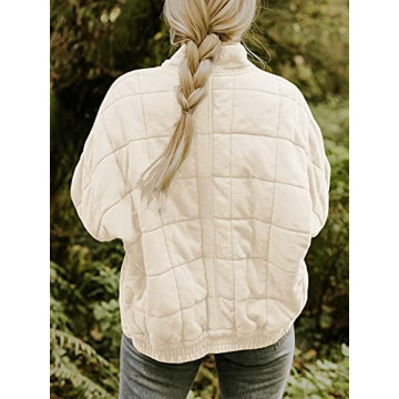 Women's Lightweight Quilted Jacket - Winter Fashion Essential