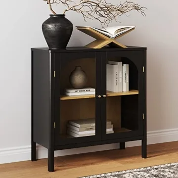 Elegant Nathan James Mason Buffet Cabinet: Modern Storage Solution