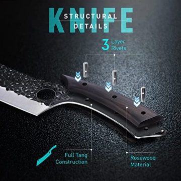 PURPLEBIRD 12 Inch Ultra Sharp Carving Knife