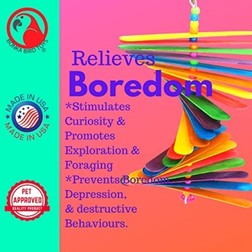 Bonka Bird Toys 867 Big Stick for Medium Parrots