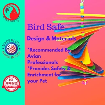 Bonka Bird Toys 867 Big Stick for Medium Parrots