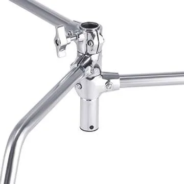 Neewer Stainless Steel Heavy Duty C-Stand, 5-10 feet/1.5-3 Meters Adjustable Photographic Sturdy Tripod for Reflectors, Softboxes, Monolights, Umbrellas