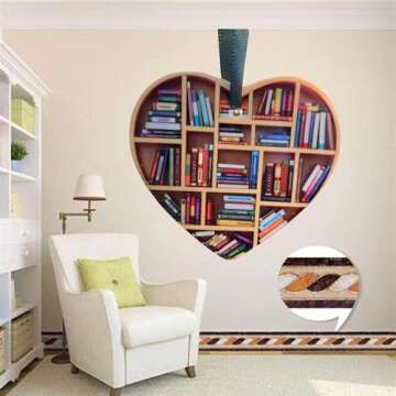 Brown Christmas Ornament,Book Ornament, Book Lovers Heart Ornament,Gift for Book Lovers, Gift for her, Gift for Christmas Hanging Ornaments Home Décor Accents