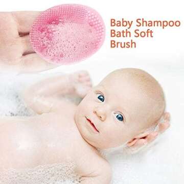 20PCS Face Scrubber,Silicone Facial Cleansing Brush Face Exfoliator Pads Face Scrub Brush for Skin Facial Scrubber Facial Cleanser Brush