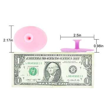 20PCS Face Scrubber,Silicone Facial Cleansing Brush Face Exfoliator Pads Face Scrub Brush for Skin Facial Scrubber Facial Cleanser Brush