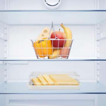 Leopacat Butter Slicer Cutter, Butter Cutter Box, Cheese Block Slicer, Butter Slicer Cutter for Divi...