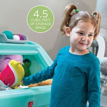 Step2 2-in-1 Toy Box & Art Lid for Creative Play