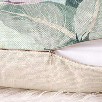 Vibrant Spring Pillow Covers Set of 4 for Home Decor