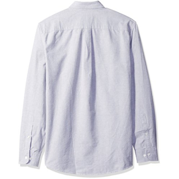 Amazon Essentials Men's Slim-Fit Oxford Shirt Grey