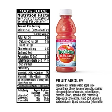Tropicana 100% Juice Variety Pack of 24 - 10 fl oz