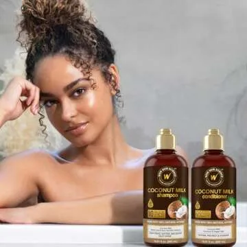 WOW Coconut Milk Shampoo & Conditioner - Curly Hair Care