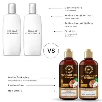 WOW Coconut Milk Shampoo & Conditioner - Curly Hair Care