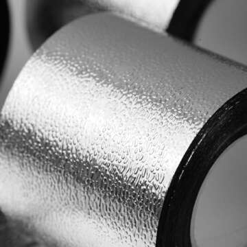 PartyWoo Crepe Paper Streamers 4 Rolls 328ft, Pack of Silver Foil Party Streamers, Party Streamers f...