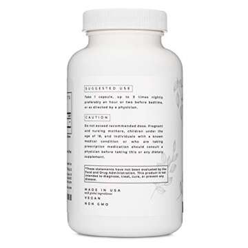 Lifted Naturals Micro Melatonin Family Size - All-Natural Melatonin for Fast & Better Sleep, Easy to Swallow 220 Vegetable Capsules with Low Dose Melatonin, Non-GMO, Fast Dissolve Melatonin 100 mcg