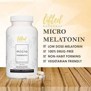 Lifted Naturals Micro Melatonin for Better Sleep Support