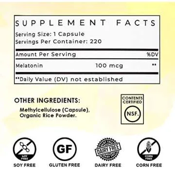 Lifted Naturals Micro Melatonin for Better Sleep Support