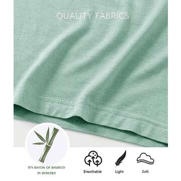 Jimonda Cool Bamboo Baby Pajama Sets for Toddler Sleep