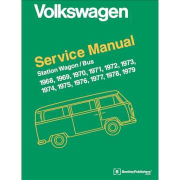 Volkswagen Station Wagon/Bus Official Service Manual: Type 2 (Volkswagen Service Manuals)
