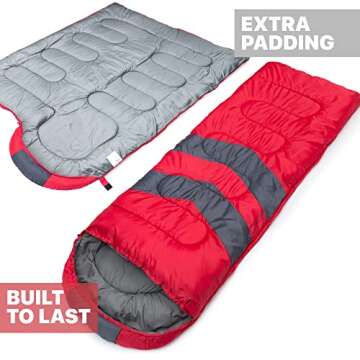 MalloMe Sleeping Bags for All Seasons - Lightweight & Compact