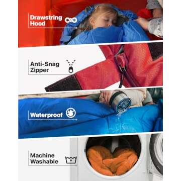 MalloMe Sleeping Bags for All Seasons - Lightweight & Compact