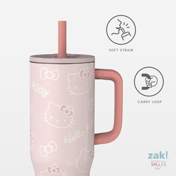 Zak Designs Hello Kitty Travel Tumbler 30oz – Fun Hydration On-the-Go