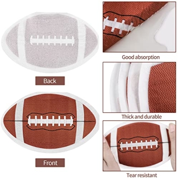 Football Shaped Party Napkins for Game Day Fun