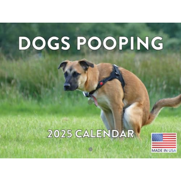 2025 Dogs Pooping Calendar - Fun Gift for Laughter & Planning