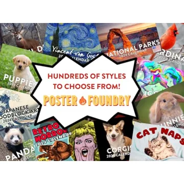 Funny Dogs Pooping Calendar 2025 - Unique Gift Idea