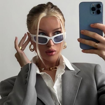 DUPER Sunglasses with Moon Design and UV Protection