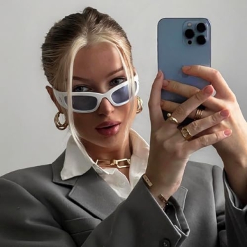 DUPER Sunglasses with Moon Design and UV Protection