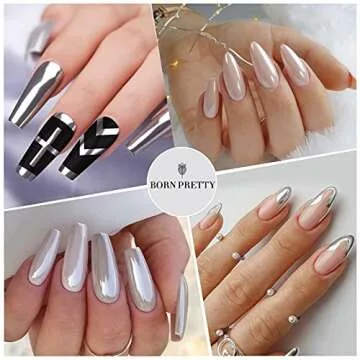 BORN PRETTY Chrome Nail Powder Set for Stunning Nail Art