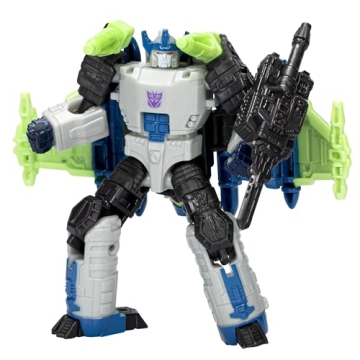 Transformers Legacy United Core Class Energon Universe Megatron Action Figure, 3.5-inch Converting A...