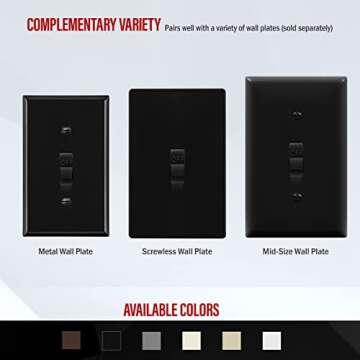 ENERLITES 20A Double-Pole Toggle Light Switch, UL Listed