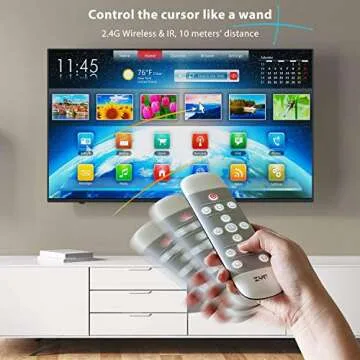 ZYF Z10 Air Mouse Remote with Backlit Keyboard and Touchpad