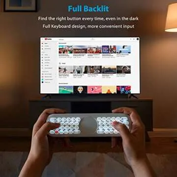 ZYF Z10 Air Mouse Remote with Backlit Keyboard and Touchpad