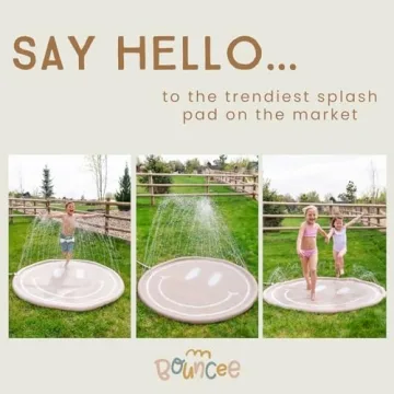 Bouncee Splash Pad for Kids - Fun Outdoor Water Toy 68"