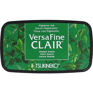 Tsukineko VersaFine Clair Full Size Ink Pad - Green Oasis