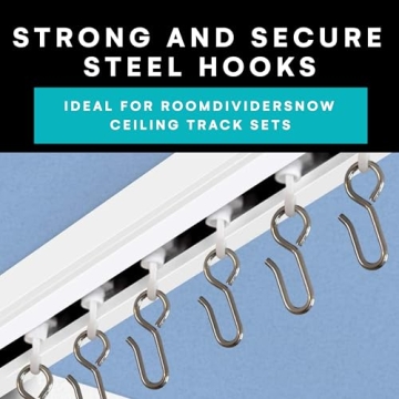 Room Dividers Now Curtain Track Roller Hooks 20 Pack