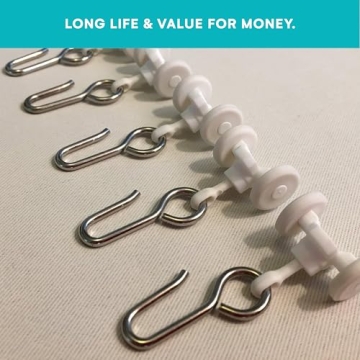 Room Dividers Now Curtain Track Roller Hooks 20 Pack