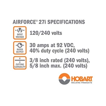 Hobart AirForce 27i Plasma Cutter Precision Cutting Tool