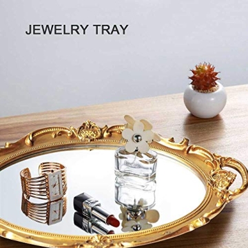 OMIRO Decorative Wall Mirror Antique Gold Elegant Design