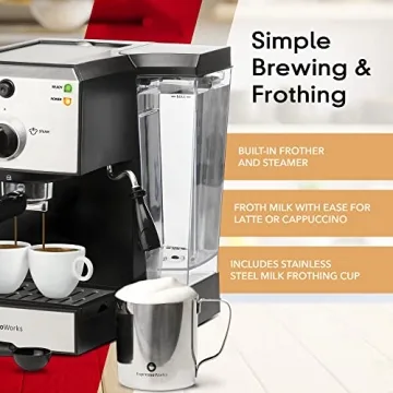 EspressoWorks All-In-One Espresso Machine with Grinder