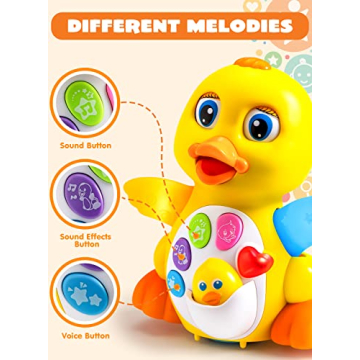 JOYIN Baby Duck Toy - Musical and Light-Up Fun for Infants