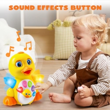 JOYIN Baby Duck Toy - Musical and Light-Up Fun for Infants